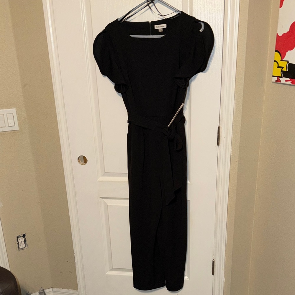 Calvin Klein Black Long Sleeve Dress